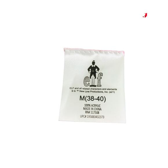 Party Ugly Knit Christmas Holiday Santa Pullover Sweater Green Red Medium - Picture 4 of 6